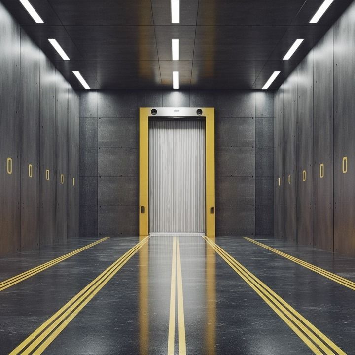 Heavy-duty cargo elevator for industrial environments