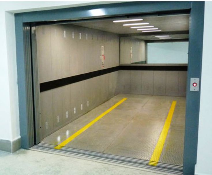 Functional cargo elevator interior design