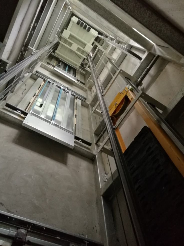 Elegant villa elevator installation