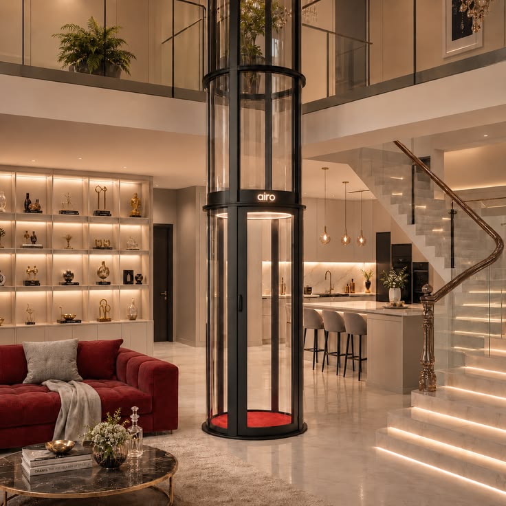 Luxury home elevator